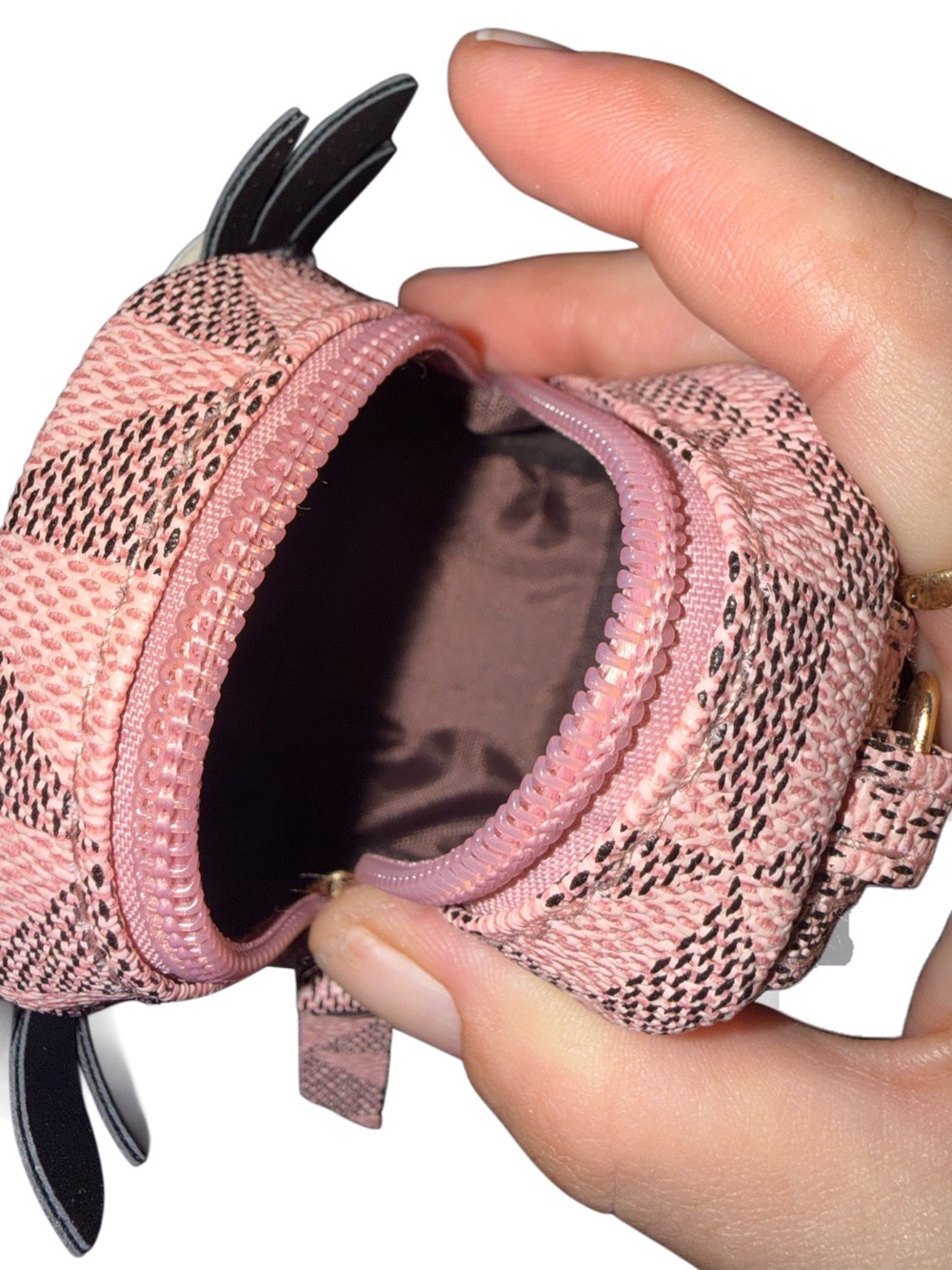 Cute Owl Coin Purse Keychain | Mini Wallet Pouch | Bag Charm - Picture 5 of 5